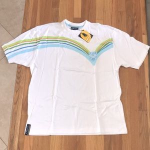 Brand New - Men’s White Graphic T-Shirt by PRVCY